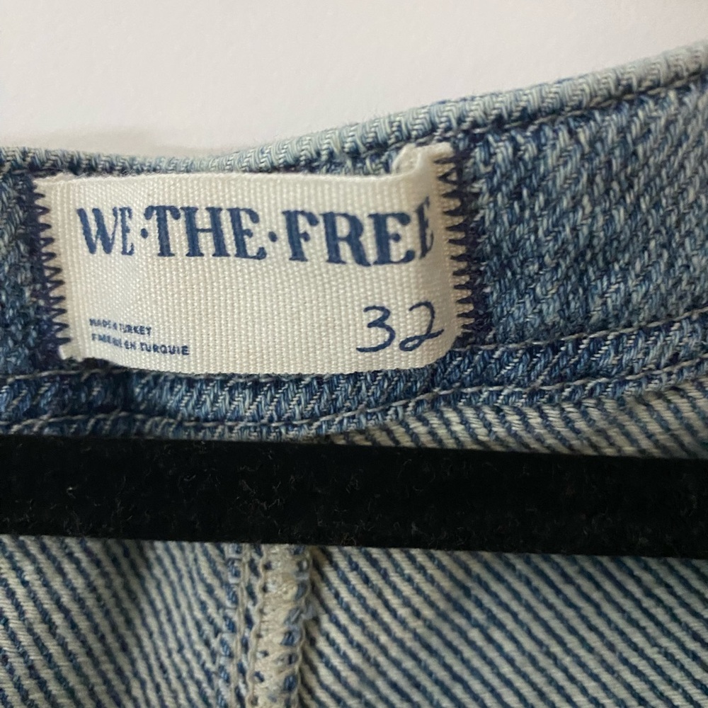 Free People Women's Barrel Jeans - washed Blue - Picture 3 of 4